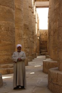 Säulen im Karnak Tempel in Luxor